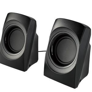 🎉 HOST PICK - USB Power 3.5mm Aux PC Stereo Speakers (Black)